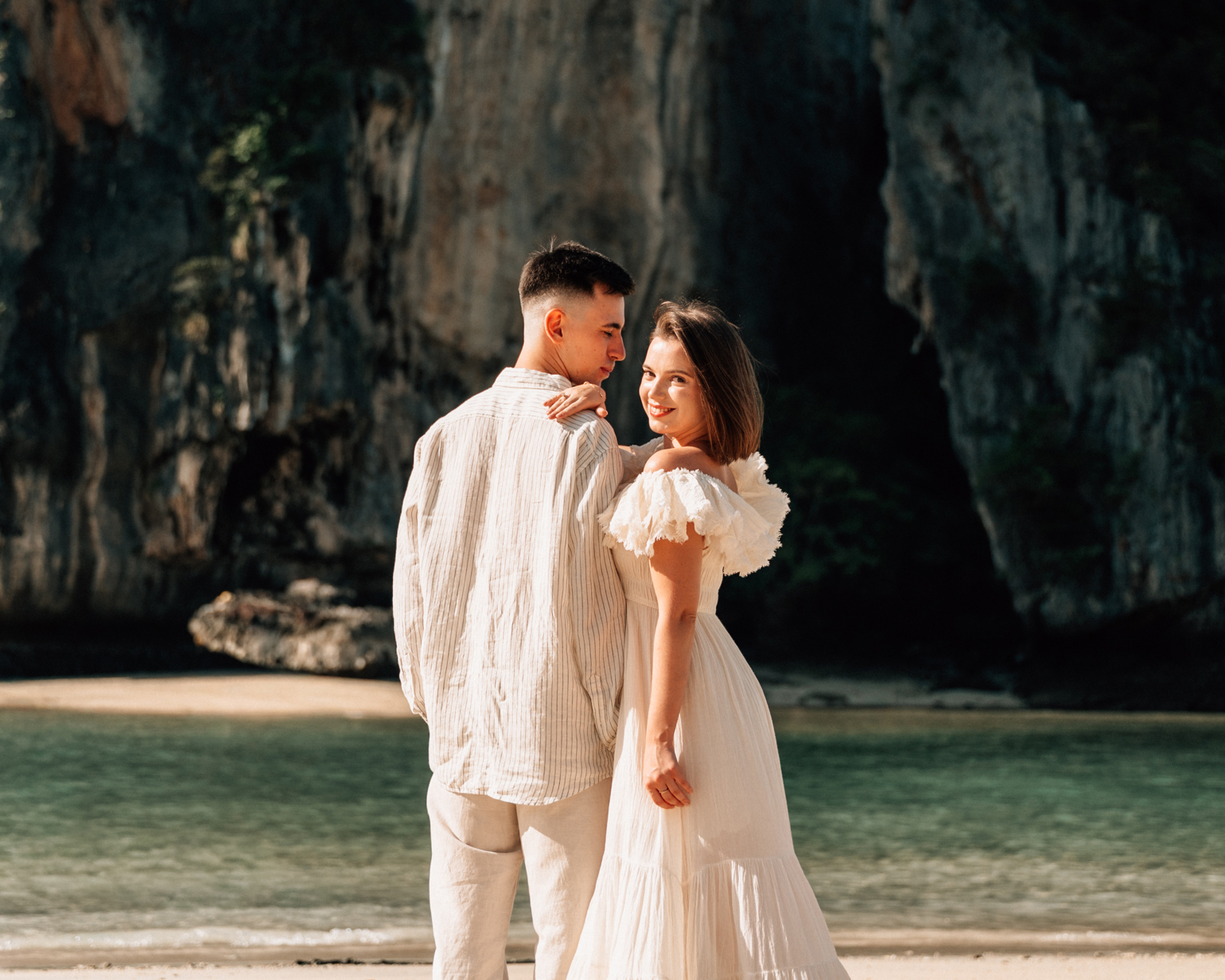 Couple at Railay beach